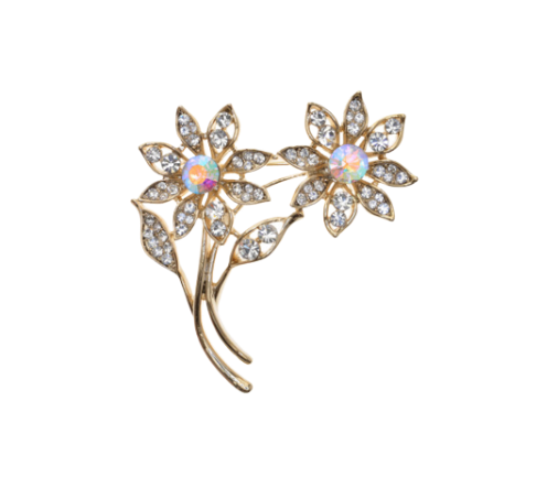 Joint Flowers Brooch