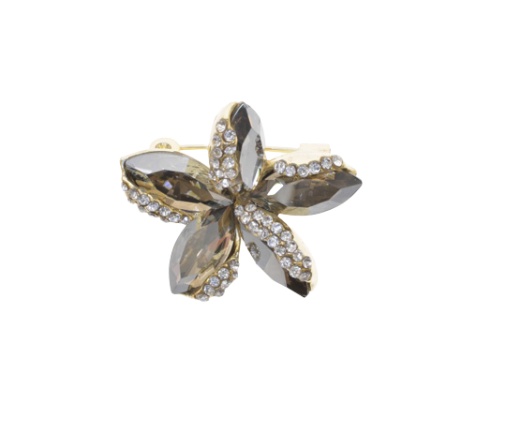 Black Star Metal Brooch