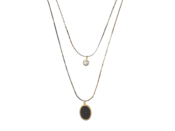 Double Layers Pandent Necklace