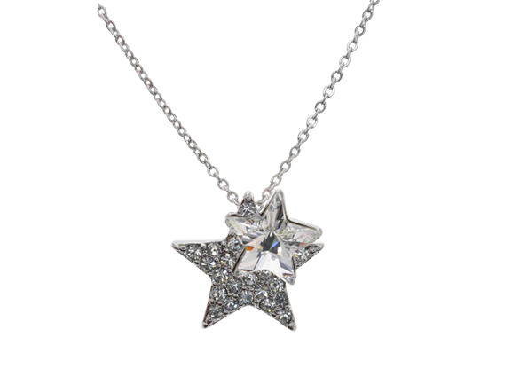 Double Stars Pendant Necklace