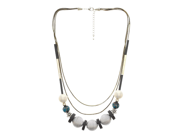Multi Coloured Bead Necklace