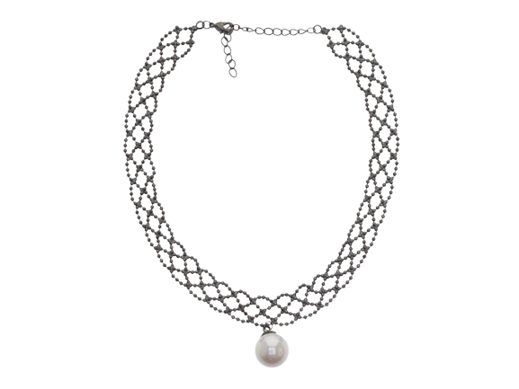 Single Pearl Mini Beaded Tatoo Choker