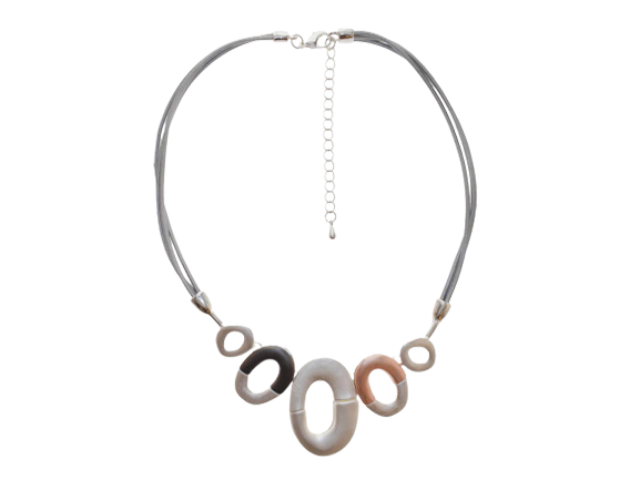5 Ovals Pendant Necklace