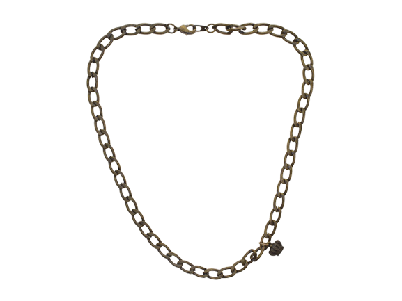 Bronze Crown Chain Necklace