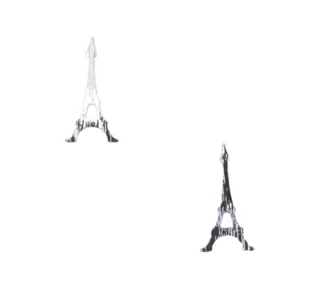 Tower Shape Stud Earrings