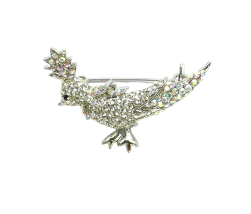 Chicken Metal Brooch