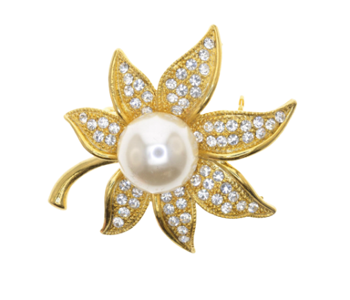 Pearl Flower Brooch