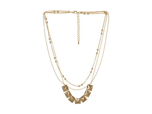 Small Square Pieces Necklace