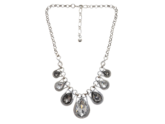 Crystals Water Drop Necklace