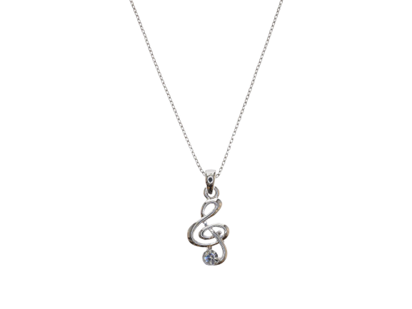 Music Note Pendant Necklace