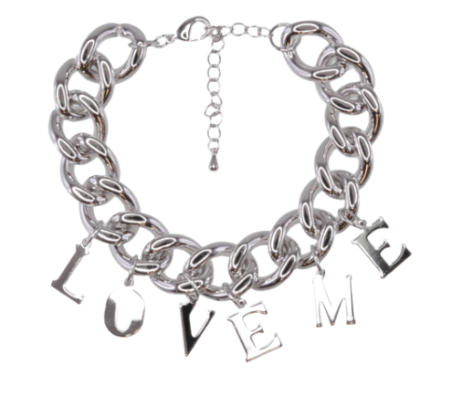 Love Me Metal Chain Bracelet