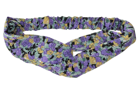 Floral Print Hair Scrunchie