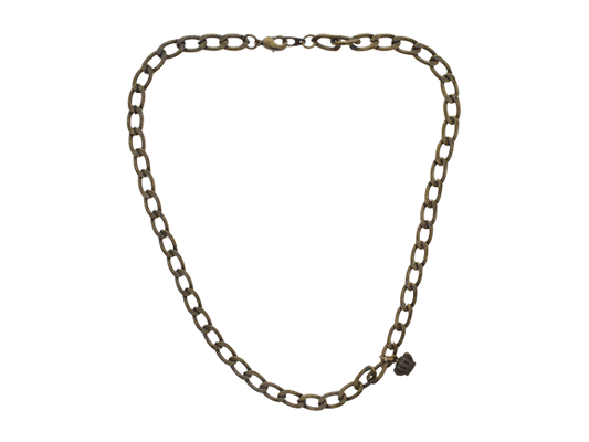 Bronze Crown Chain Necklace