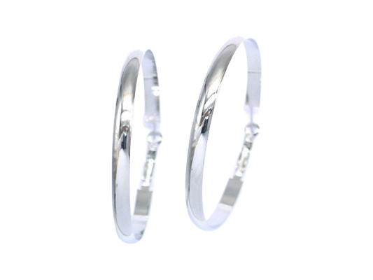 Silver/Gold Colour Hoops (60x3mm)