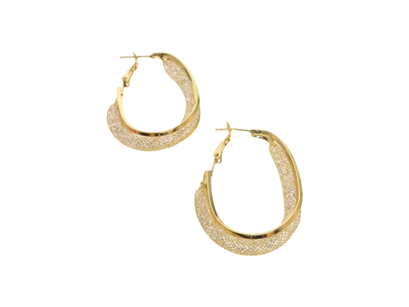 Gold Triple Layers Hoops