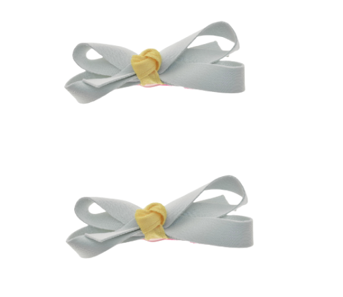 Green Bow Tie Hair Clip- 2 pack