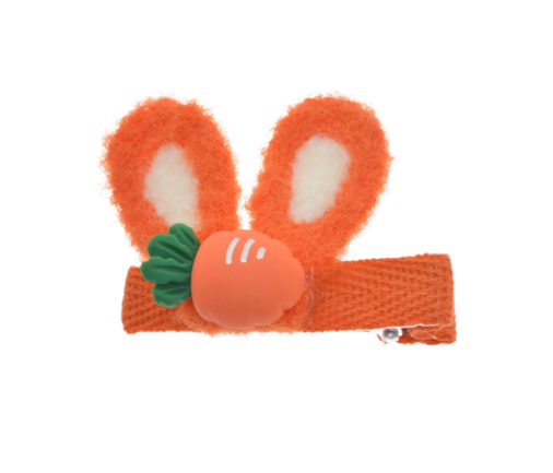 Rabbit Ears Carrot Hair Clip