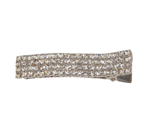 Faux Crystals Plate Hair Clip