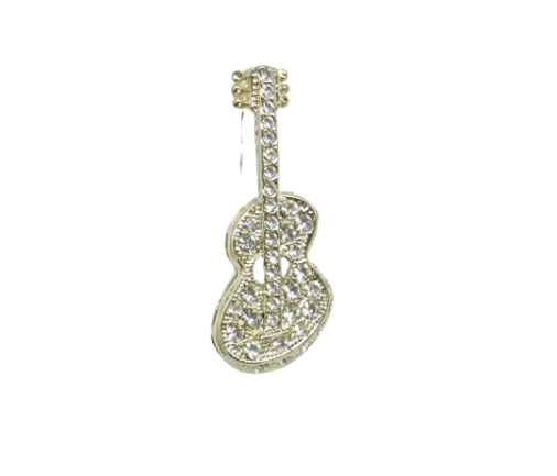 Guitar Metal Brooch